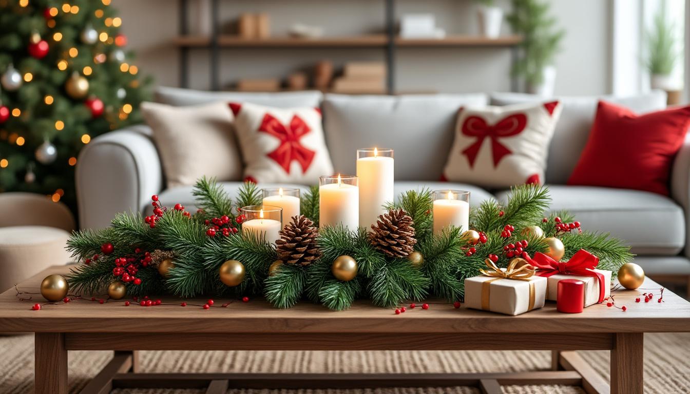 découvrez comment décorer votre table basse pour les fêtes avec style et convivialité. idées originales et conseils pratiques pour un décor festif réussi.