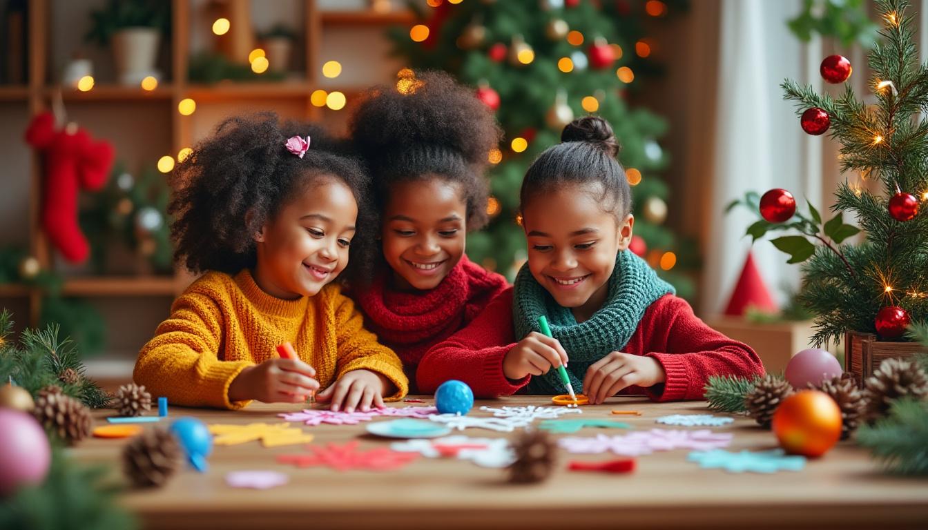 découvrez des idées déco faciles et créatives à fabriquer avec les enfants pour noël. partagez des moments ludiques en réalisant ensemble des décorations originales pour égayer votre maison pendant les fêtes !