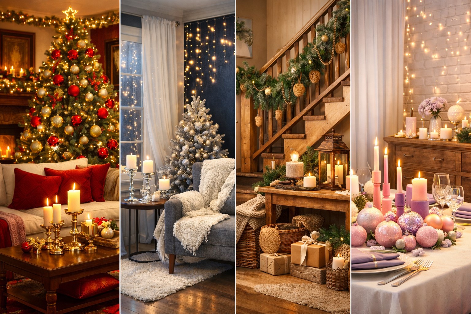 Quelles couleurs associer pour une déco de Noël réussie