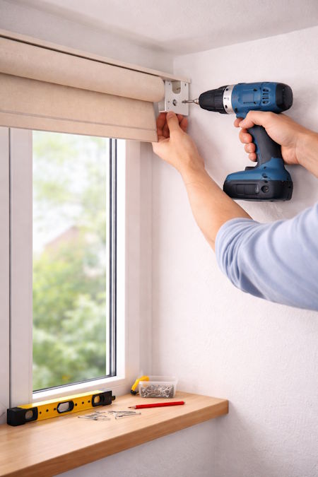 fixer un store à sa fenêtre