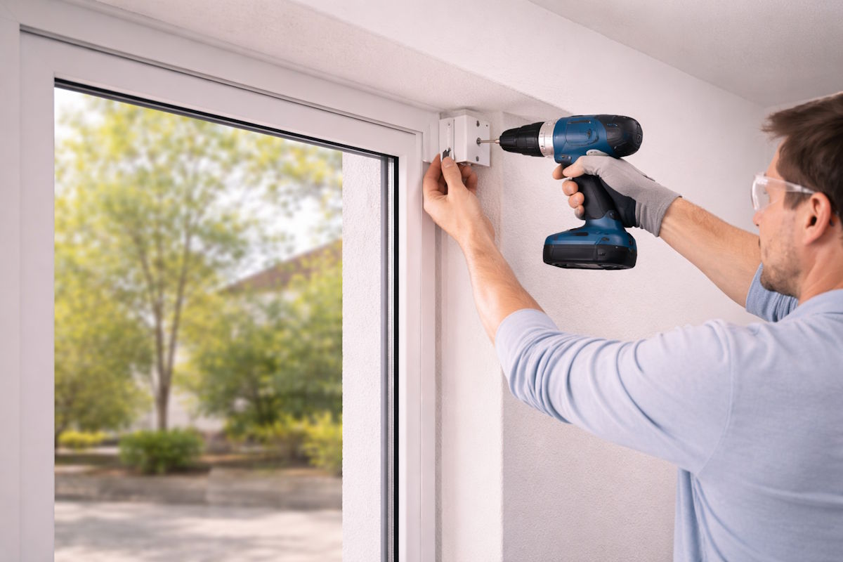 fixer un store enrouleur